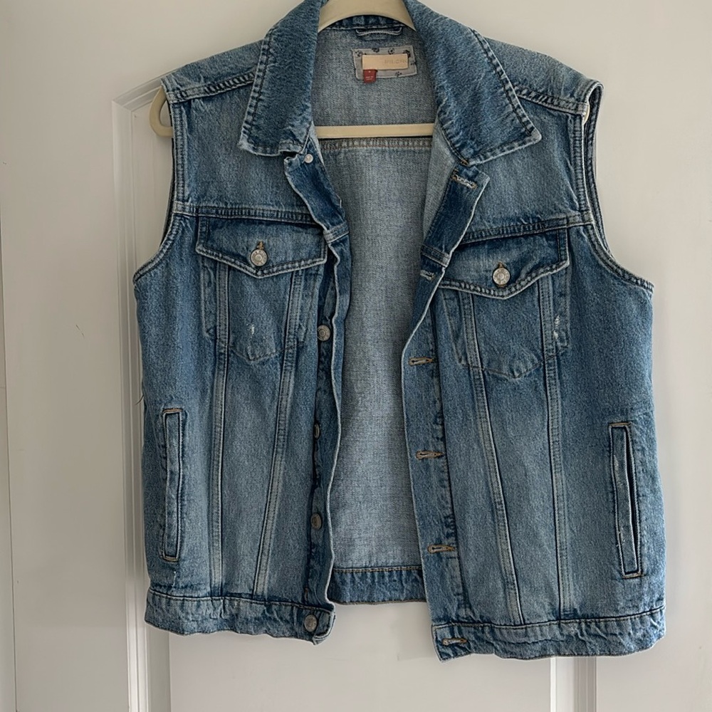 Anthropologie Denim Vest